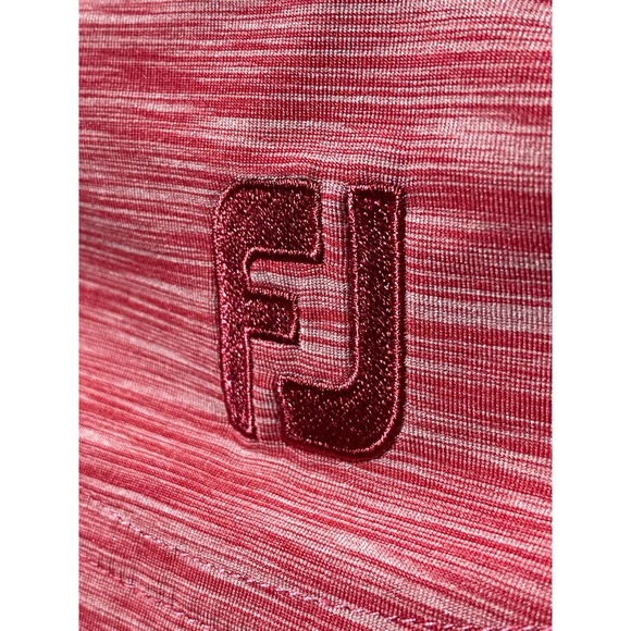 Footjoy Golf polo Red size Medium with Golf Crest - Picture 4 of 13